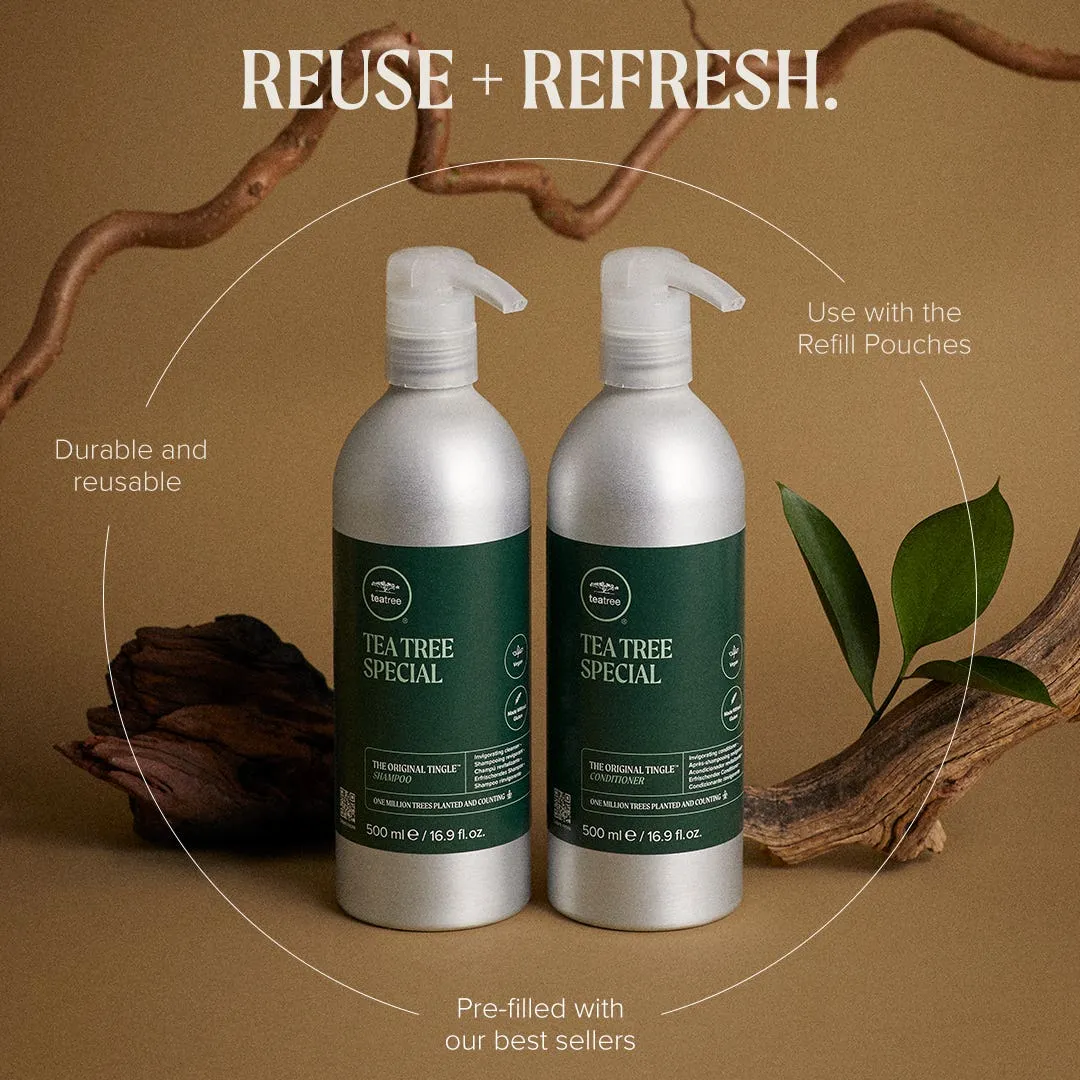 Tea Tree Special Conditioner Aluminum Bottle - Image 2
